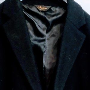 NWT Franko Fortini Men's Long Dress Wool Coat